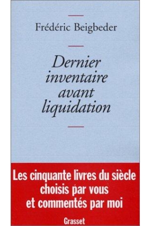 Dernier inventaire avant liquidation