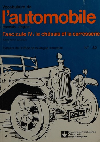 Vocabulaire de l'automobile français-anglais: L'entretien et la réparation