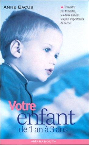 Votre enfant de 1 an à 3 ans