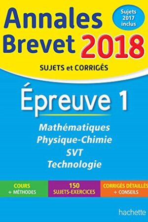 Mathématiques, Physique-chimie, SVT, Technologie
