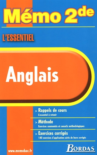Anglais 2e