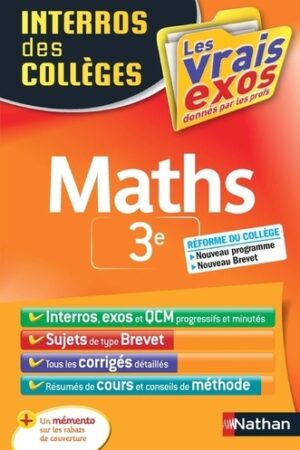 Maths 3e