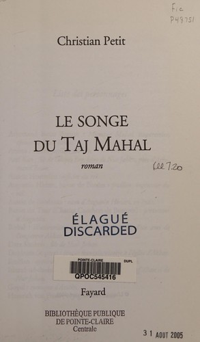 Le songe du Taj Mahal
