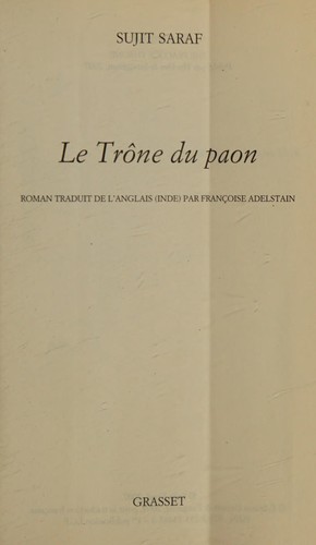 Le Trone Du Paon