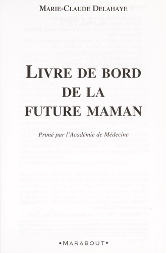 Le livre de bord de la future maman