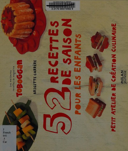 52 Recettes de Saisonpour Les Enfants