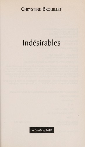 Indésirables