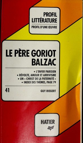 Balzac, Le père Goriot