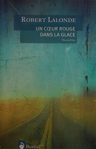 Un coeur rouge dans la glace