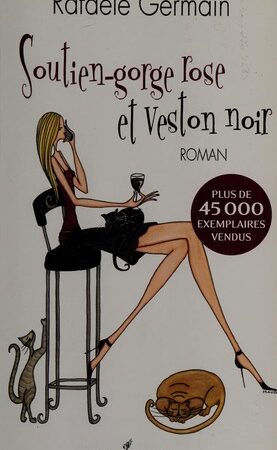 Soutien-gorge rose et veston noir