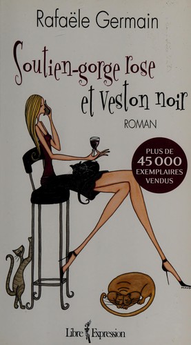 Soutien-gorge rose et veston noir