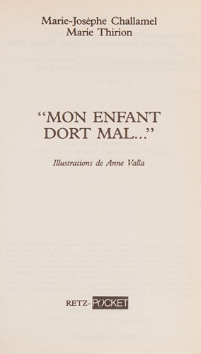 Mon enfant dort mal