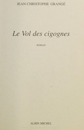 Le vol des cigognes
